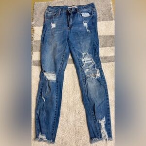 Trendy Distressed Skinny Jeans for Women